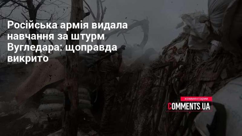 Російські військові представили навчання, які мали імітувати штурм Вугледара, але їх діяльність була викрита.